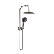 Elle Stainless Steel Short Twin Shower
